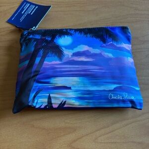 Christie Shinn pouch with travel toiletries